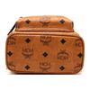 MCM Stark Classic Double-Sided Studded Coated Canvas And Leather Trim Backpack Mini Unisex backpack Brown Cognac MMKAAVE13CO001