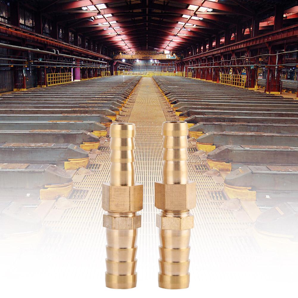 Brass Fitting Hose Barb Tail Reducer Reducing Plug Connector (8mm-8mm 4pcs)