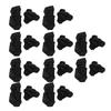 10set Disposable Bras and Panties Non Woven Breathable Soft Salon Top Garment Underwear Black