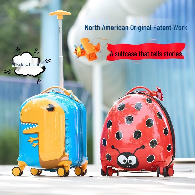 Luokelan Kids Dinosaur Bilingual Story Suitcase