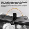 Pull-Down Kitchen Faucet with Dual Hot/Cold Water - Extendable Sprayer Sink Tap for Dishwashing and Food Preparation
