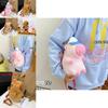 Capybara Plush Backpack With Hat And Orange On The Head Design For Casual Wear