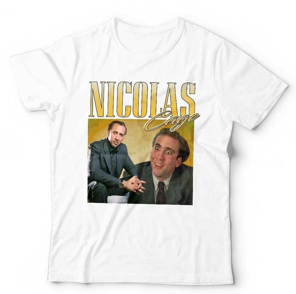 Nicolas Cage T-Shirt Wertschätzung Unisex Hommage Throwback Junggesellenabschied Junggesellinnenabschied Lustig