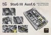 Border Model 1/35 German Sturmgeschütz III Ausf. G Early Model with Full Interior Plastic Model Kit BT052 (Tank)