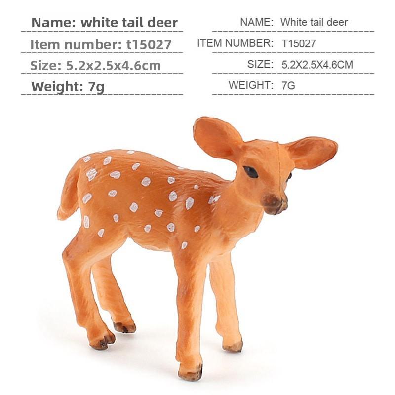 Badger Deer Realistic Animal Action Figures Pvc Toy For Childrens Learning Decor