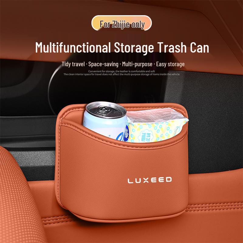 Zhiji R7 Car Multi-functional Trash Can Storage Box Organizer