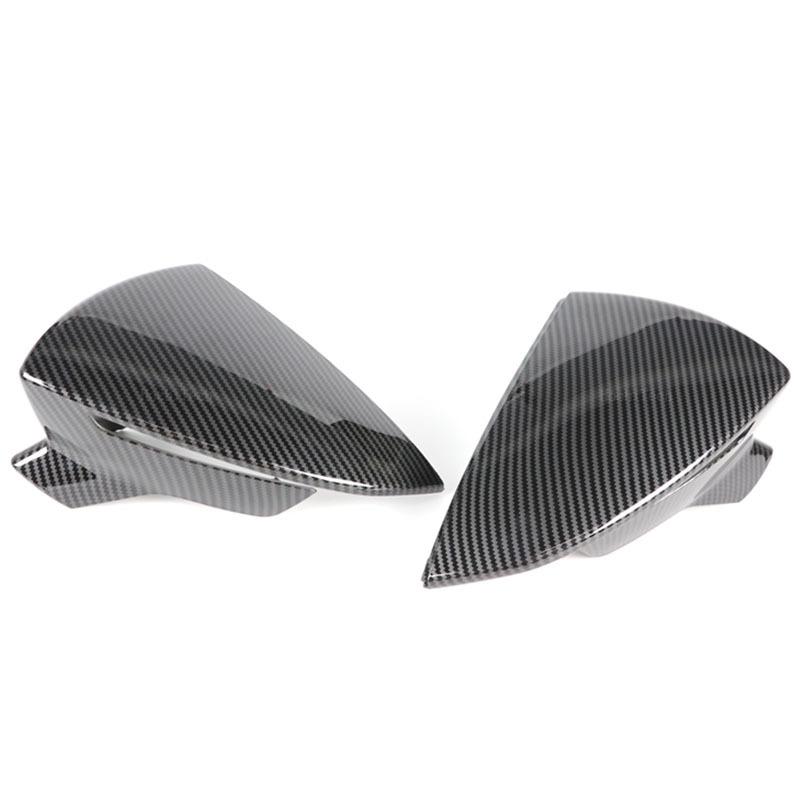 2pcs Car Side Door Rear View Mirror Cover Cap Add On For SEAT Leon MK3 5F ST FR Cupra Ibiza Mk5 Arona KJ7 2017-