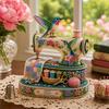 Yousheng Tiny 3D Beaded Sewing Machine DIY Kit for Kids & Adults, Exquisite Hummingbird Handmade Bead Craft Set, Stress Relief Creative DIY