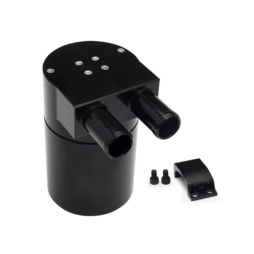 Universal Aluminum Alloy Reservior Oil Catch Can Tank for BMW N54 335 Black/Silver/Blue OCC-1005