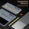 Magnetisches Scharnier Handyhülle Für Samsung Galaxy Z Fold 7 6 4 5 3 Bildschirmschutz Glas Ausziehbarer Stifthalter Aufbewahrungssteckplatz Hülle