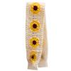 Retro Knit Adjustable Hairband for Adults Soft and Comfortable Headband Knitting Floral Hairpieces for Women and Girls