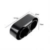 Cup Holder Stand Multifuntional ABS Plastic Durable Car Truck Mount Double Hole Drink Bottle Water Beverage Holder