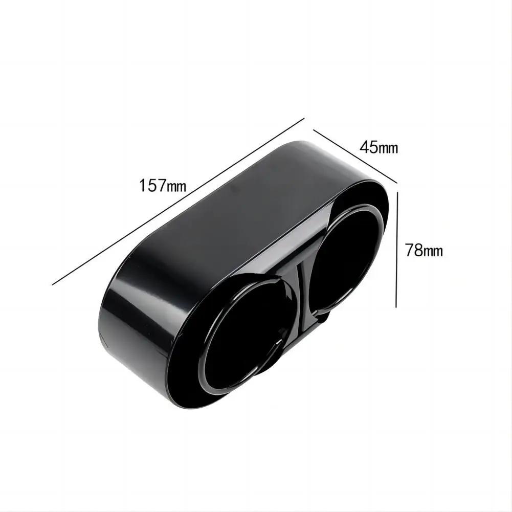 Cup Holder Stand Multifuntional ABS Plastic Durable Car Truck Mount Double Hole Drink Bottle Water Beverage Holder