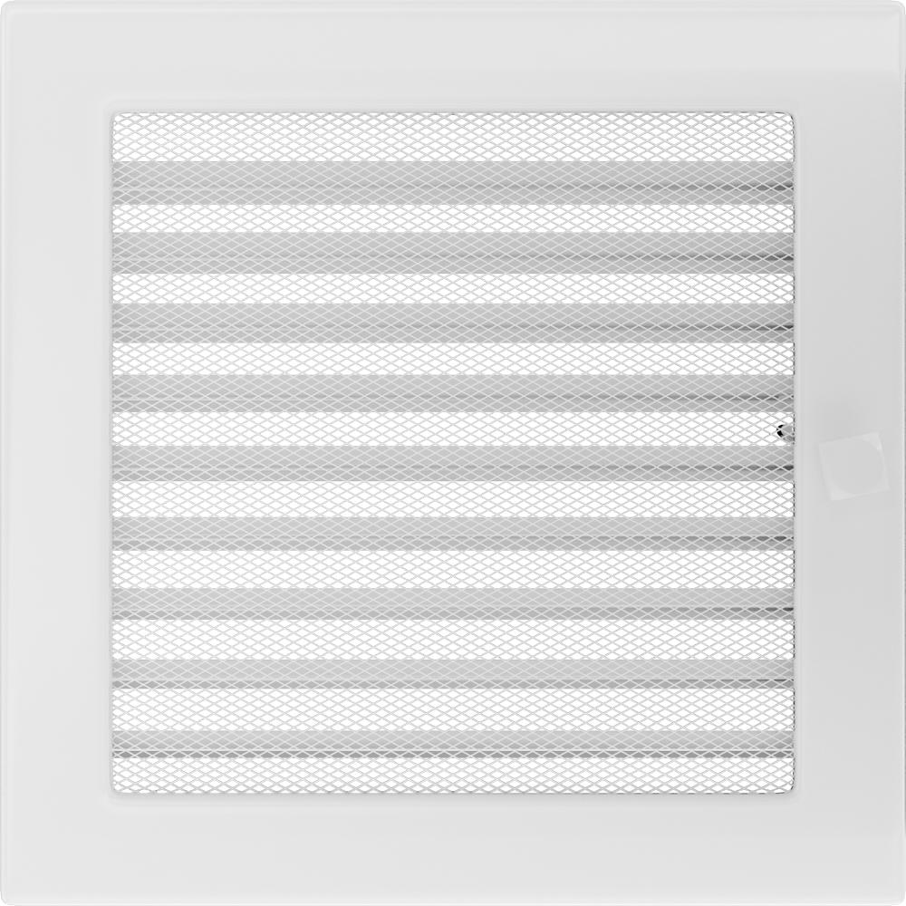 Vent Cover 22x22 White with Blinds