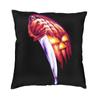 Stripes And Bats Nordic Throw Pillow Cover Home Decor Goth Occult Witch Halloween Chair Cushion Xcm Decorative Cushions
