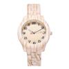 Špičkové módní hodinky Wood Grain pro muže Digitální hodinky Wood Grain Quartz