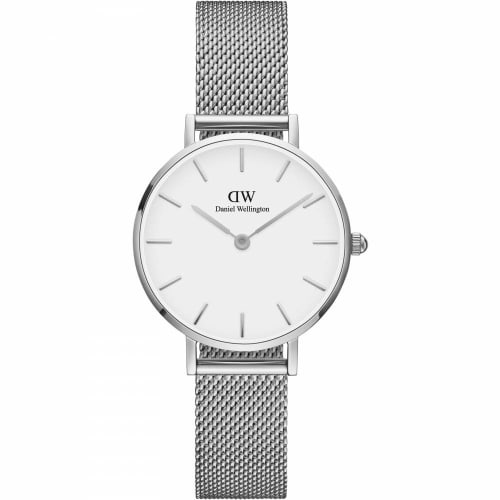 

Женские часы Daniel Wellington Classic Petite Белые Стерлинговое серебро DW00100220