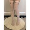Youthful Style Elastic Over Knee Socks Breathable Design Costume LegwearFor Daily Wear And Campus Activity