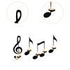 Wall Sconce Candle Holder Set of 4Pcs Music Symbol Candlestick Modern Home Decoration for