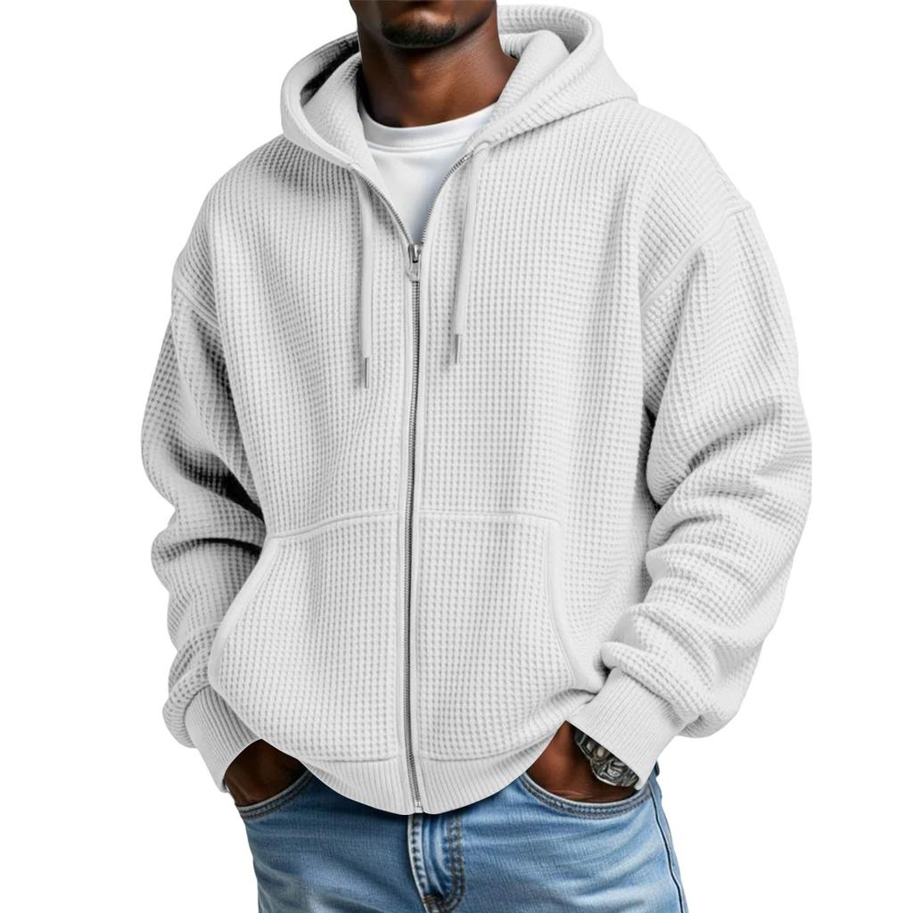 Men's Long Sleeve Hoodie Loose Fit Casual Streetwear Sweatshirt