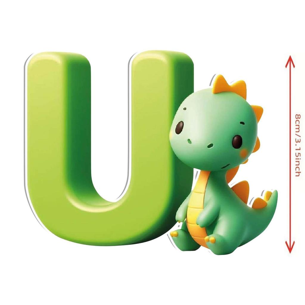 26 Litere Pandantiv Dinozaur Paste Litere Acrilice Pandantiv Decorat Paște