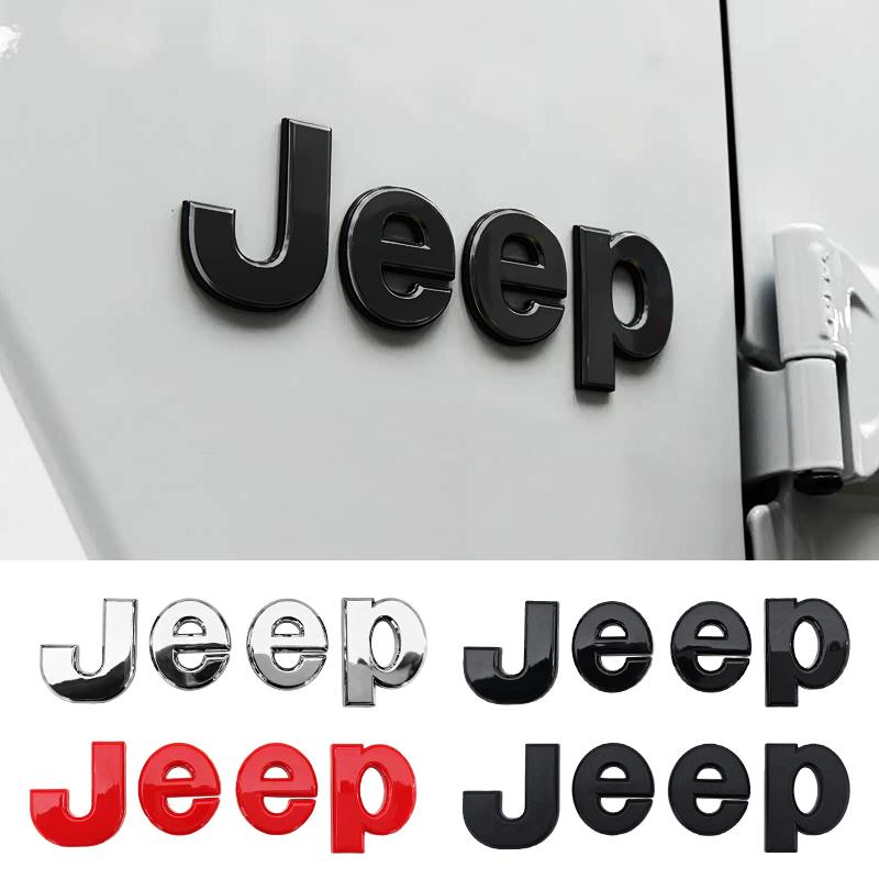 1 Stück Auto Front Hinten Logo Auto Kühlergrill Emblem Aufkleber für Jeep Renegade Compass Grand Cherokee JK Wrangler Rubicon Zubehör