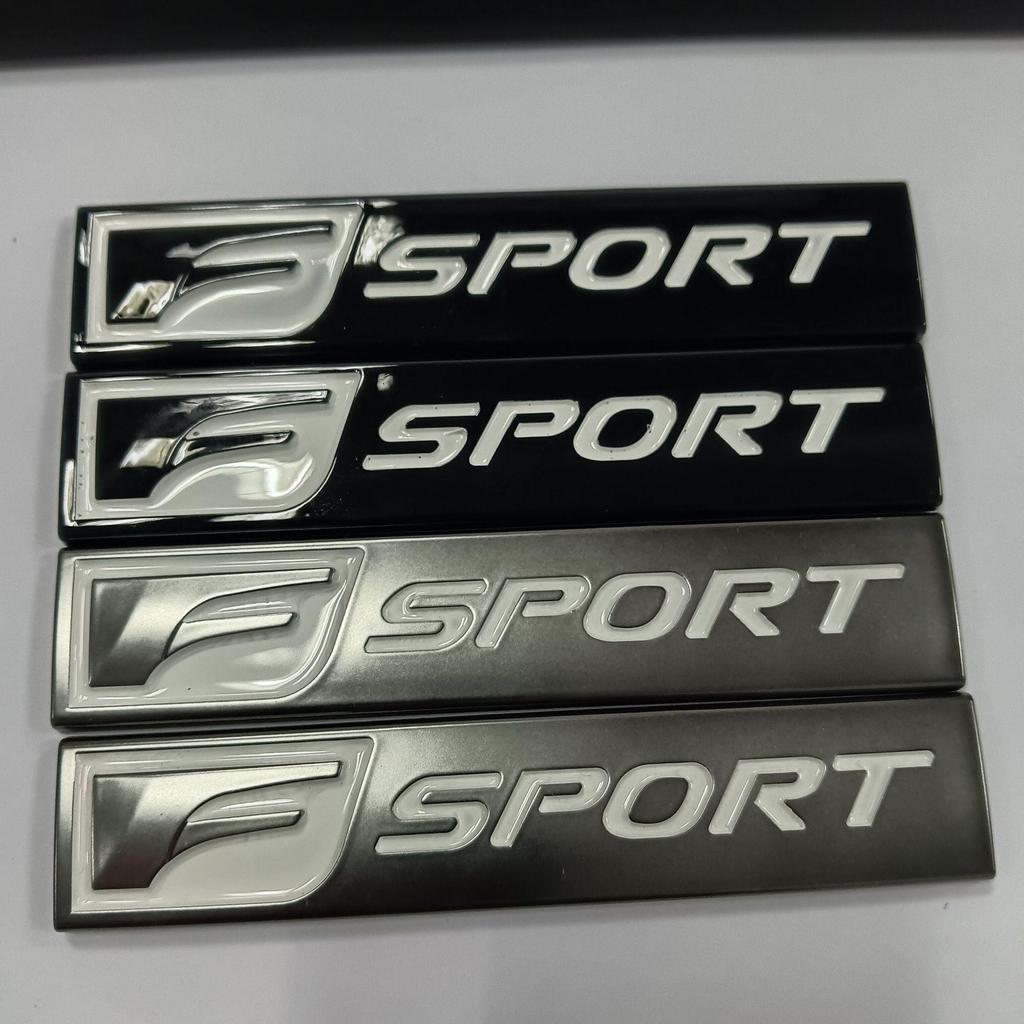 Lexus F-SPORT Metal Car Sticker: Long Square Fender Emblem
