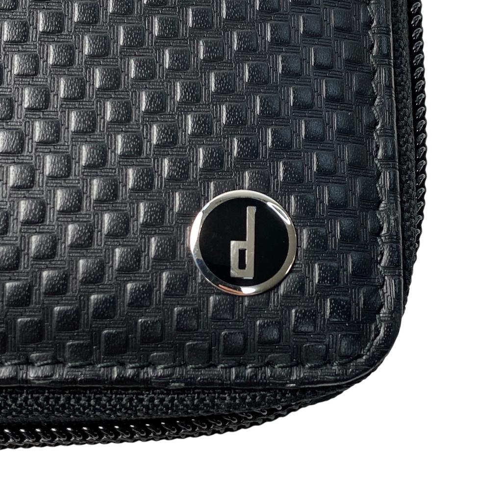 Used DunhillPurse Black Leather Mens