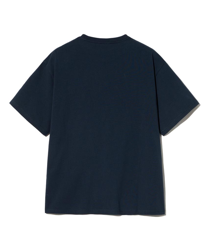 YALE Bulldogs Bow Wow Short Sleeve T-Shirt Navy