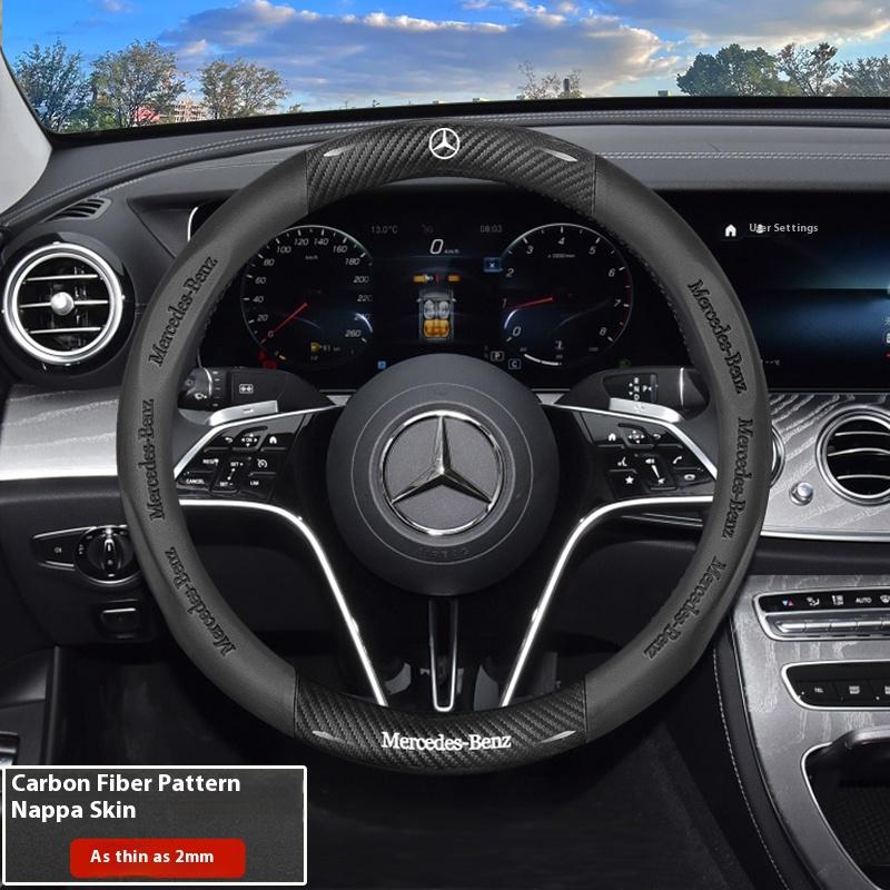 AABGT1 Car Steering Wheel Cover For Mercedes Benz A B C E S Class AMG GLA GLB GLC GLE CLA CLS SLC GLS GLK SLK Vito ML Pilot A45 C43 C63
