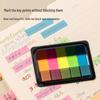 Deli 5-Color Fluorescent Pull-Out Index Tabs