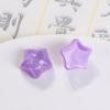 Sweet Starry Sky Glitter Heart Resin Star Stickers for DIY Phone Cases & Earrings