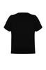 Women's Fashion Plus Size T-Shirt Crew Neck Short Orange Slit and Ruffle Detailed Boyfriend Knitted T-shirt