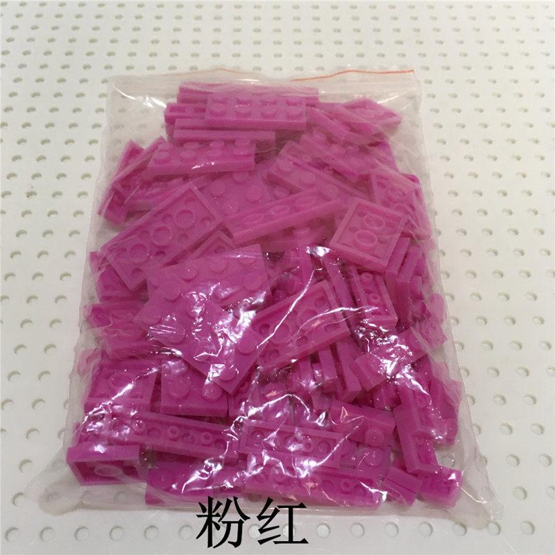 100pcs/lot Building Block thin bricks 8 size mixed 15 colors Compatible with brands Educational Toys for Children