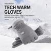 Soft Fluff Ski Gloves Anti Slip Winter Gloves Warm Touchscreen Gloves