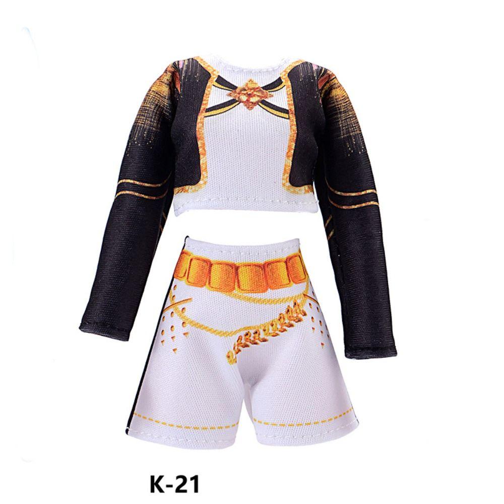 Handgefertigte 30cm Puppenkleidung 30cm Größe Puppe Lolita Kleid Mode Puppe Anzieh Kostüm Set