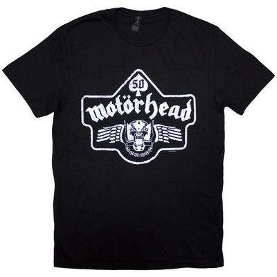 Motorhead Unisex Dospělý 50 let Eso Emblém Tričko