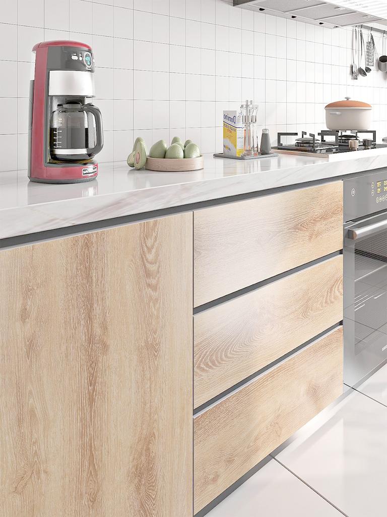 Dekoracyjne folie z efektem drewna Wodoodporne tapety PCV Samoprzylepne Renowacja Meble domowe Naklejki ścienne do Szafy