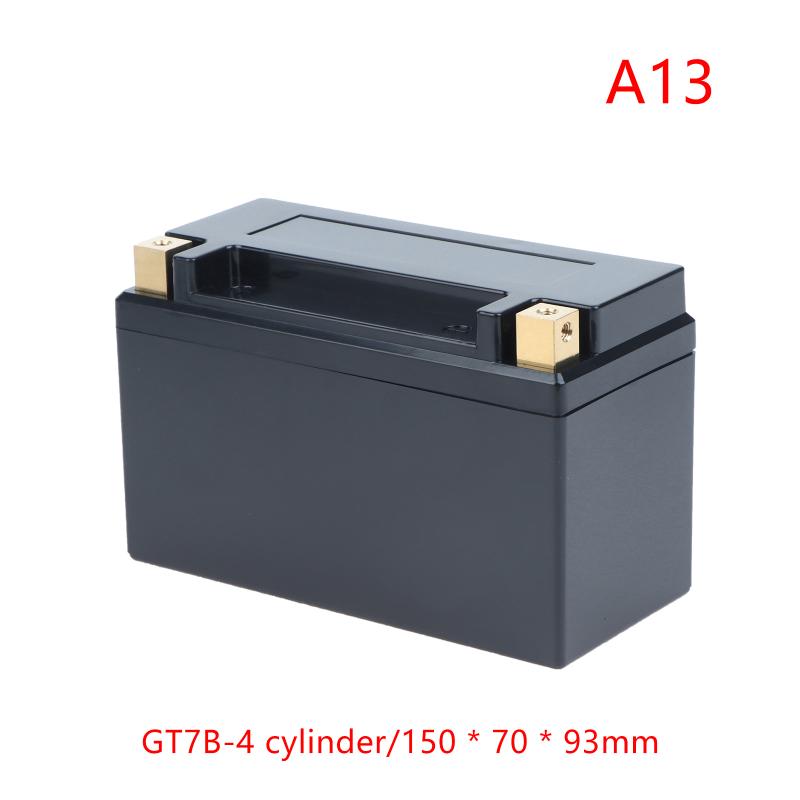 12V Multiple Sizes Plastic Protective Cover Motorcycle Start Lithium Battery Embedded Plastic Protective Cover