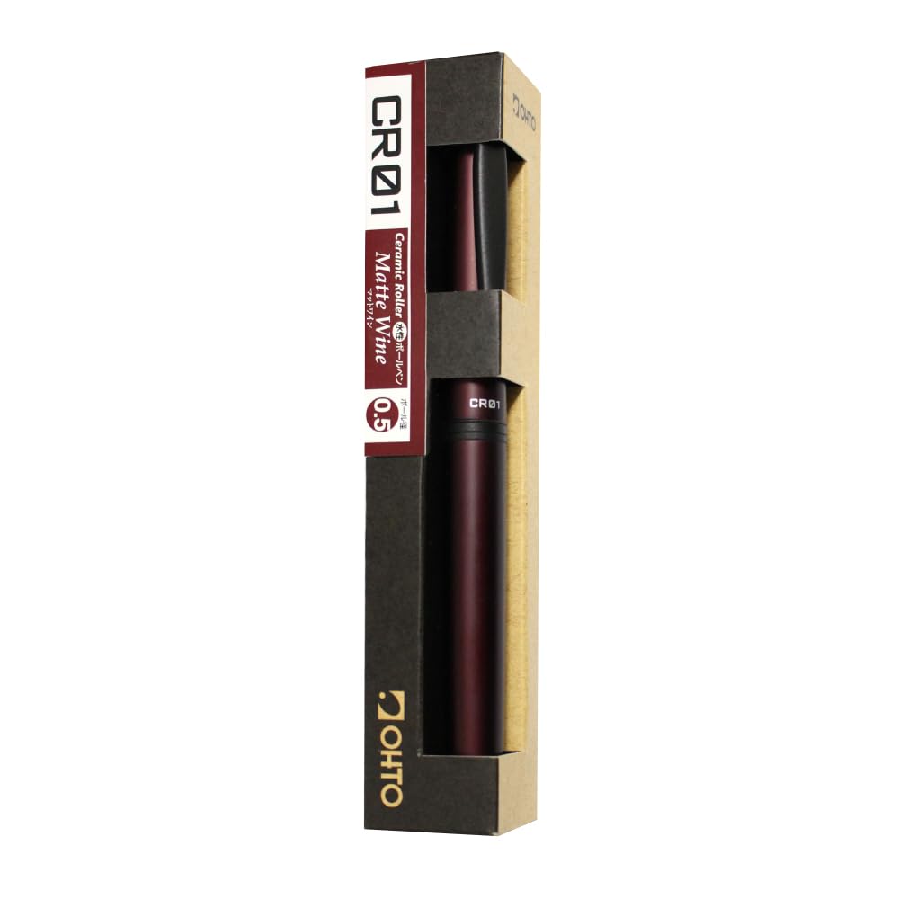 auto Ballpoint Pen CR01 Matte Wine Water-Based CR01-05-MWI