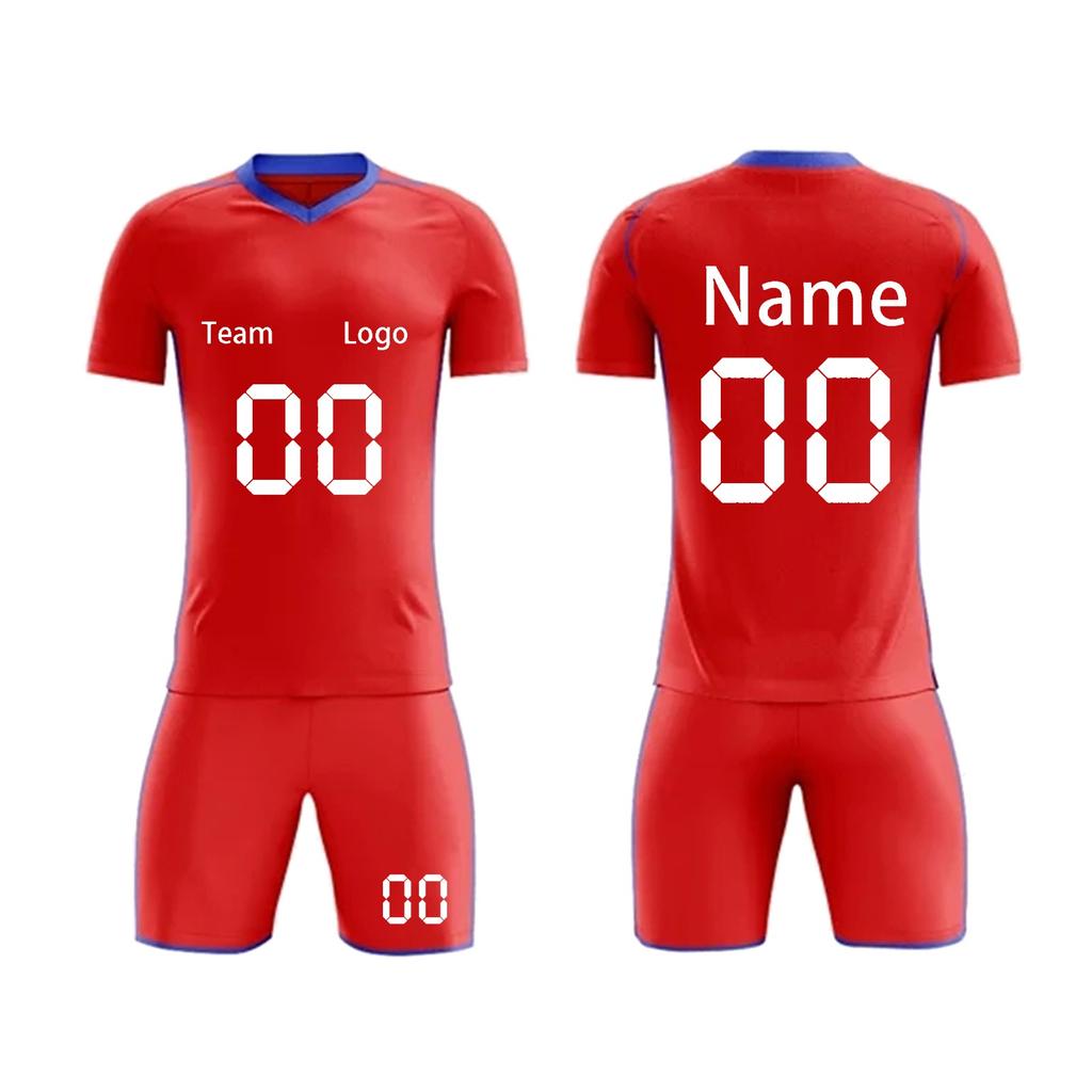 DIY-tilpassede fotballdrakter i to deler for voksne og barn