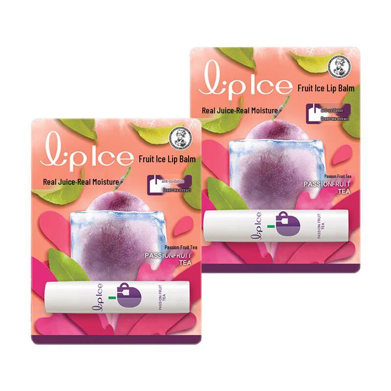 

Mentholatum Fruit Ice Lip Balm, Passion Fruit Tea (2-Pack)