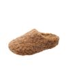 Fashion and lightweight suede thick-soled fluffy slippers women's shoes 2025 new winter wear high-heeled warm bag head slippers