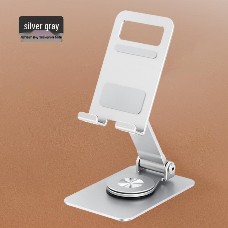 Rotating Desktop Tablet & Phone Stand: Multifunctional, Foldable, Portable Holder
