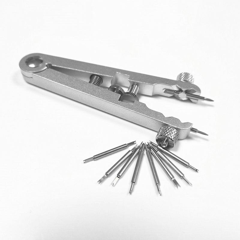 Watch Repair Spring Bar Pliers Set: 6825 Spring Bar Removal Tool, V-shaped Band Remover, Spring Bar Screwdriver for Clock Repair