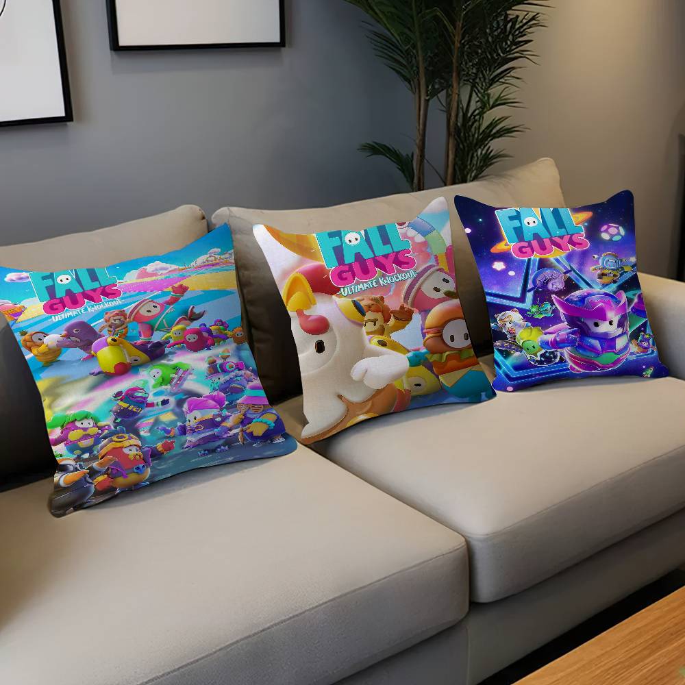F-Fall G-Guys Game Personalized Pillow Dust Cover Bedroom Kids Party Decoration Pillowcase Birthday Children Gift