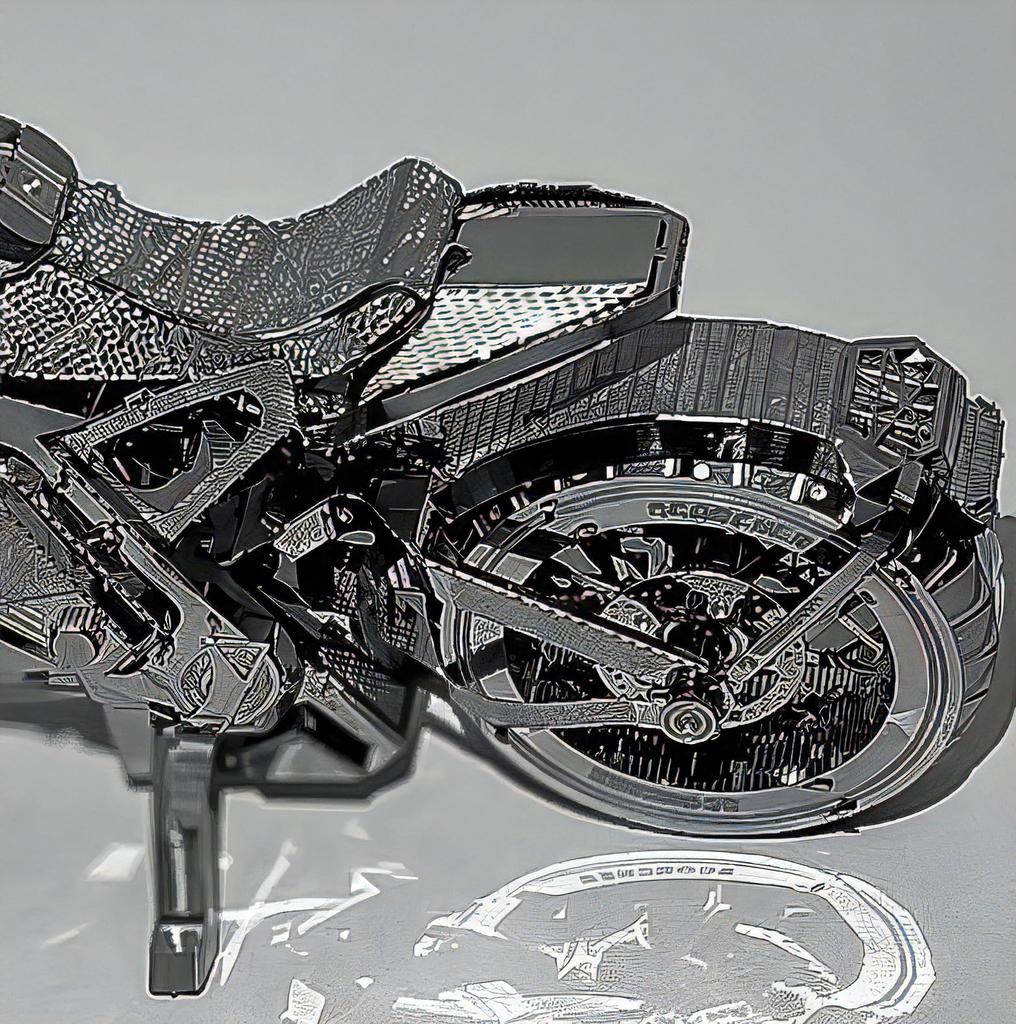 TOKIX 3D Assembly Kit, Metal Bike (Tools Included)