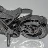 TOKIX 3D Assembly Kit, Metal Bike (Tools Included)