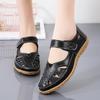 Large Size Loafers Spring and Summer New Women's Sandals Hollow Women's Shoes Hole Shoes Mother Shoes Women's Single Shoes