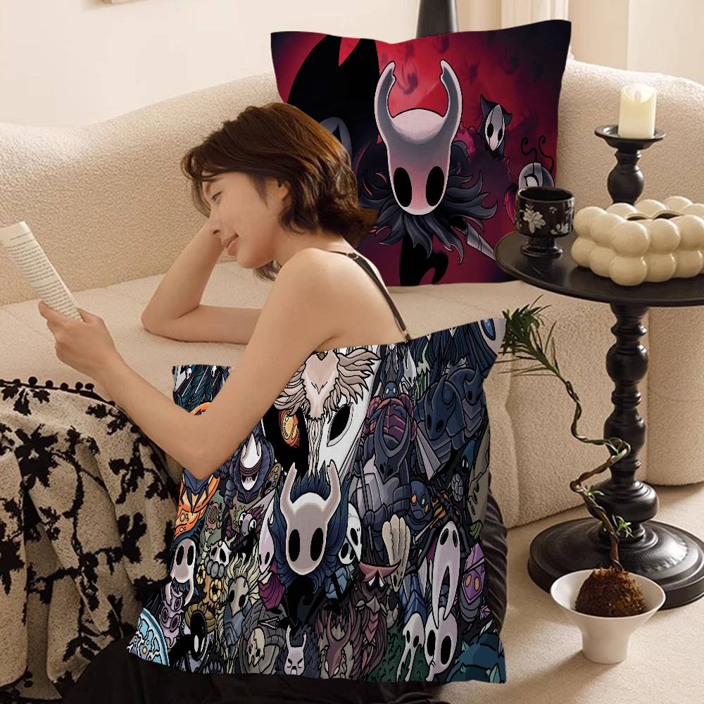Anime H-Hollow K-Knight Kudde Gåva Hemmakontor Dekoration Sovrum Soffa Bil Kuddfodral 45x45